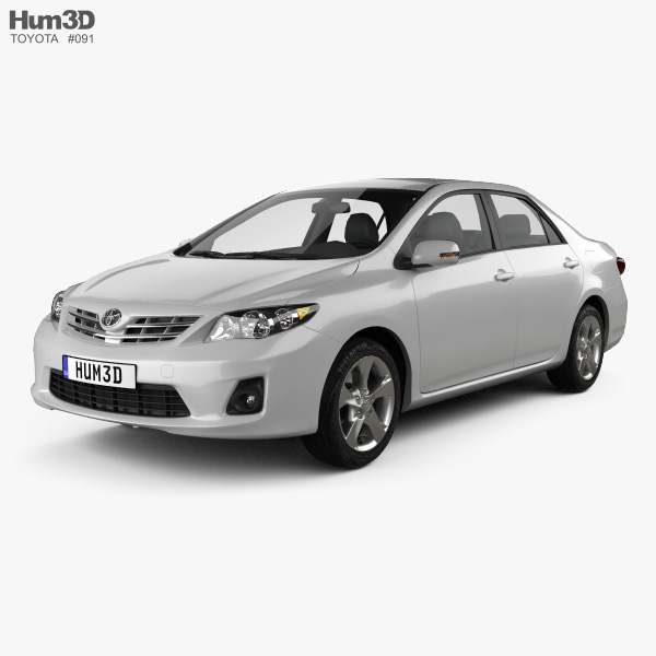 Toyota Corolla (E140) sedan EU 2014 3D model