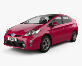 Toyota Prius (XW30) 2014 3D model