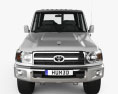 Toyota Land Cruiser (J71) 3도어 2014 3D 모델  front view