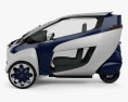 Toyota i-Road 2016 3d model side view