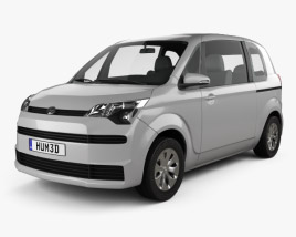 Toyota Spade 3-door hatchback 2015 3D model