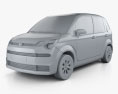 Toyota Spade 5ドア ハッチバック 2012 3Dモデル clay render