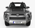 Toyota 4Runner 2016 3D模型 正面图