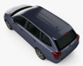 Toyota Corolla Fielder 2015 3d model top view