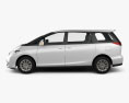 Toyota Previa 2014 3d model side view