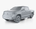 Toyota Tundra Crew Max 2016 3D-Modell clay render