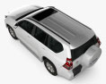 Toyota Land Cruiser Prado (J150) 5-door 2016 3d model top view