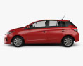 Toyota Yaris 5-door hatchback 2017 3d model side view