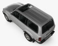 Toyota Land Cruiser (J80) 1997 3D模型 顶视图