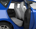 Toyota Auris hatchback 5 porte con interni 2013 Modello 3D