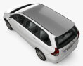 Toyota Avanza with HQ interior 2014 3d model top view