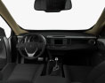 Toyota RAV4 with HQ interior 2016 3d model dashboard