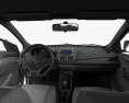 Toyota Yaris sedan with HQ interior 2017 3d model dashboard
