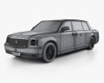 Toyota Century Royal 2006 3d model wire render
