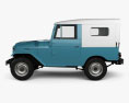 Toyota Land Cruiser (J20) softtop 1958 3D 모델  side view