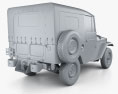 Toyota Land Cruiser (J20) softtop 1958 3d model