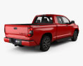 Toyota Tundra Double Cab 2016 3d model back view