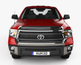 Toyota Tundra Double Cab 2016 3d model front view
