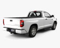 Toyota Tundra Single Max 2016 3d model back view