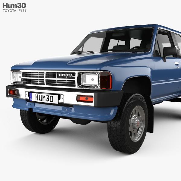 Toyota 4Runner 1986 3D model - Vehicles on Hum3D