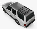Toyota 4Runner 1995 3D模型 顶视图