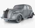 Toyota AA 1940 3D模型 wire render