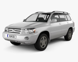 3D model of Toyota Highlander (XU20) 2007
