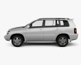 Toyota Highlander (XU20) 2007 3d model side view