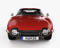 Toyota 2000GT 1969 3d model front view
