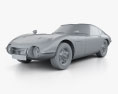 Toyota 2000GT 1969 3D-Modell clay render