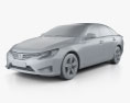 Toyota Mark X (Reiz) 2015 3d model clay render