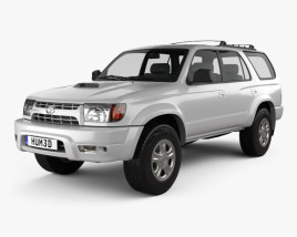 Toyota 4Runner 2002 3D-Modell