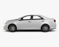 Toyota Camry with HQ interior 2014 3d model side view