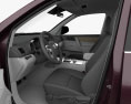 Toyota Highlander with HQ interior 2014 3d model seats