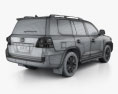 Toyota Land Cruiser (J200) з детальним інтер'єром 2015 3D модель