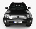 Toyota Land Cruiser (J200) with HQ interior 2015 3d model front view