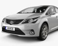 Toyota Avensis with HQ interior 2015 3d model