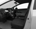 Toyota Avensis with HQ interior 2015 3d model seats