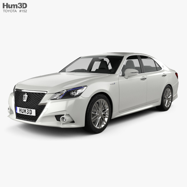 Toyota Crown hybrid Athlete 2015 3D model
