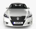 Toyota Crown hybrid Athlete 2015 3d model front view