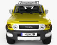 Toyota FJ Cruiser with HQ interior 2014 3d model front view