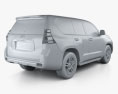 Toyota Land Cruiser Prado (J150) 5-door with HQ interior 2016 3d model