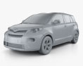Toyota Urban Cruiser 2014 3d model clay render