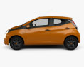 Toyota Aygo 5-door 2017 3d model side view