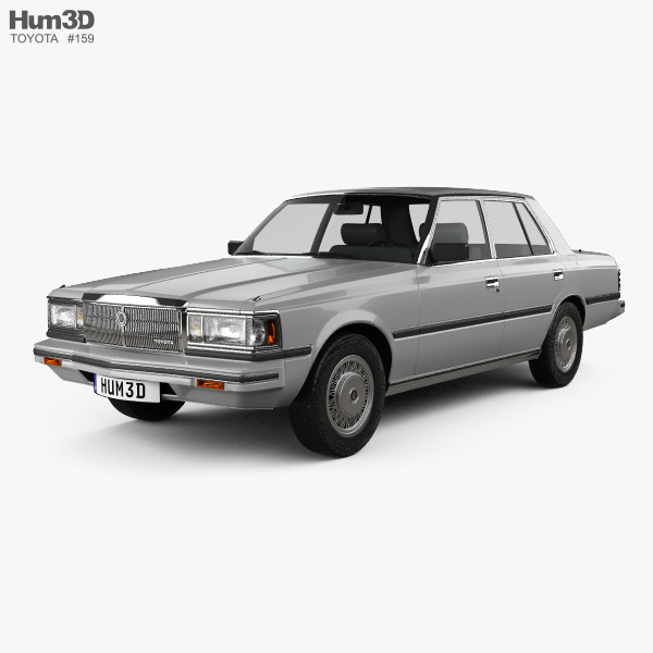 Toyota Crown (S110) Super Saloon 1982 3D model