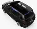 Toyota JPN Taxi 2014 3d model top view