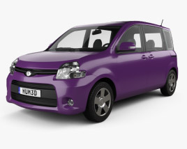 3D model of Toyota Sienta Dice 2014