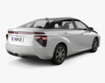 Toyota FCV 2017 3d model back view
