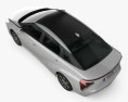 Toyota FCV 2017 3D模型 顶视图