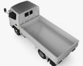 Toyota ToyoAce Flatbed 2011 3D-Modell Draufsicht
